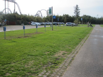 Fårup Sommerland - Indgang og parkering