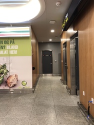 Københavns Lufthavn - Terminal 2 - Toilet ved Norwegian tjek in