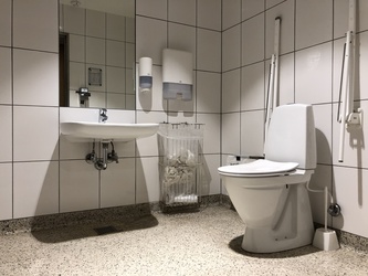 Københavns Lufthavn - Terminal 2 - Toilet ved Norwegian tjek in