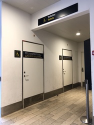 Københavns Lufthavn - Terminal 2 - Toiletter ved meetingpoint