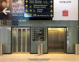 Københavns Lufthavn - Terminal 3 - Toiletter ved P6