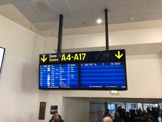 Københavns Lufthavn - Toilet (efter security) ved gate A4