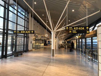 Københavns Lufthavn - Toilet (efter security) ved gate A18