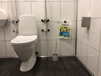 Københavns Lufthavn - Toilet (efter security) ved Aamanns cafe