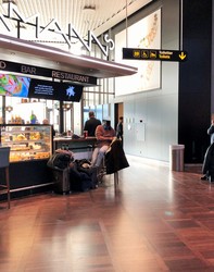 Københavns Lufthavn - Toilet (efter security) ved Aamanns cafe