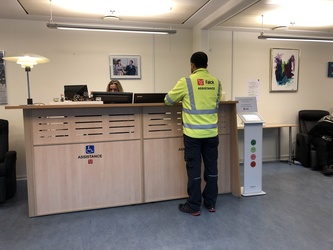Københavns Lufthavn - Toilet (efter security) inde i Assistancecenteret